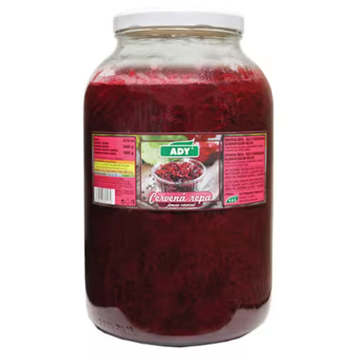 Cvikla (Červená repa) strúhaná 3720ml (3400g) Ady