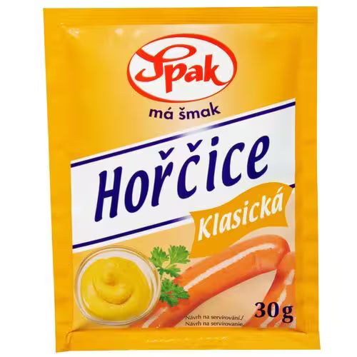 Horčica klasická HB 50x30g Spak