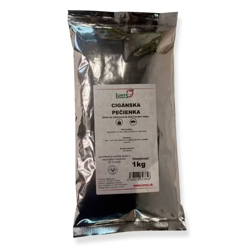 Zmes korenia Cigánska pečienka 1kg Lunys