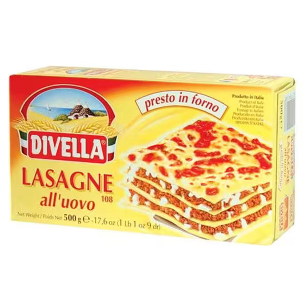 Cestoviny Lasagne 500g Divella