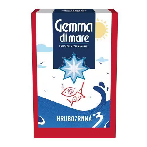 Soľ morská HRUBOZRNNÁ GEMA DI MARE 1kg