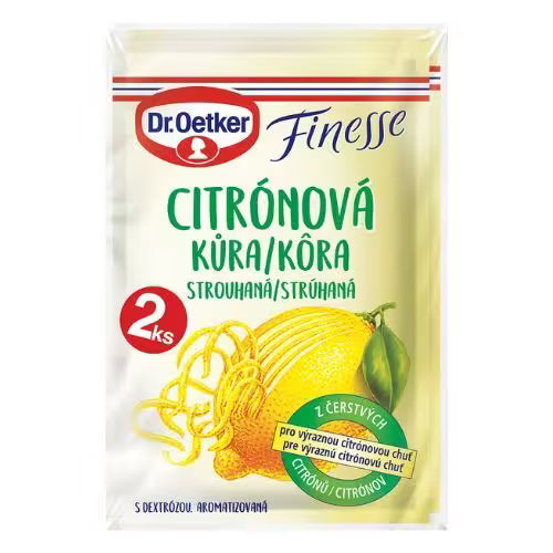 Citrónová kôra strúhaná 2x6g Dr. Oetker