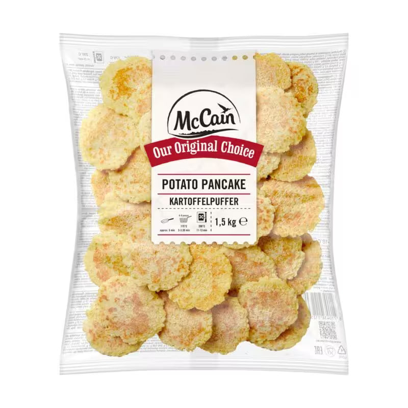 Mrazená Zemiaková placka Kartoffelpuffer 1,5kg McCain