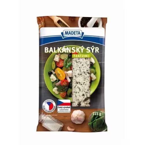 Syr Balkánsky tzatziky 115g Madeta
