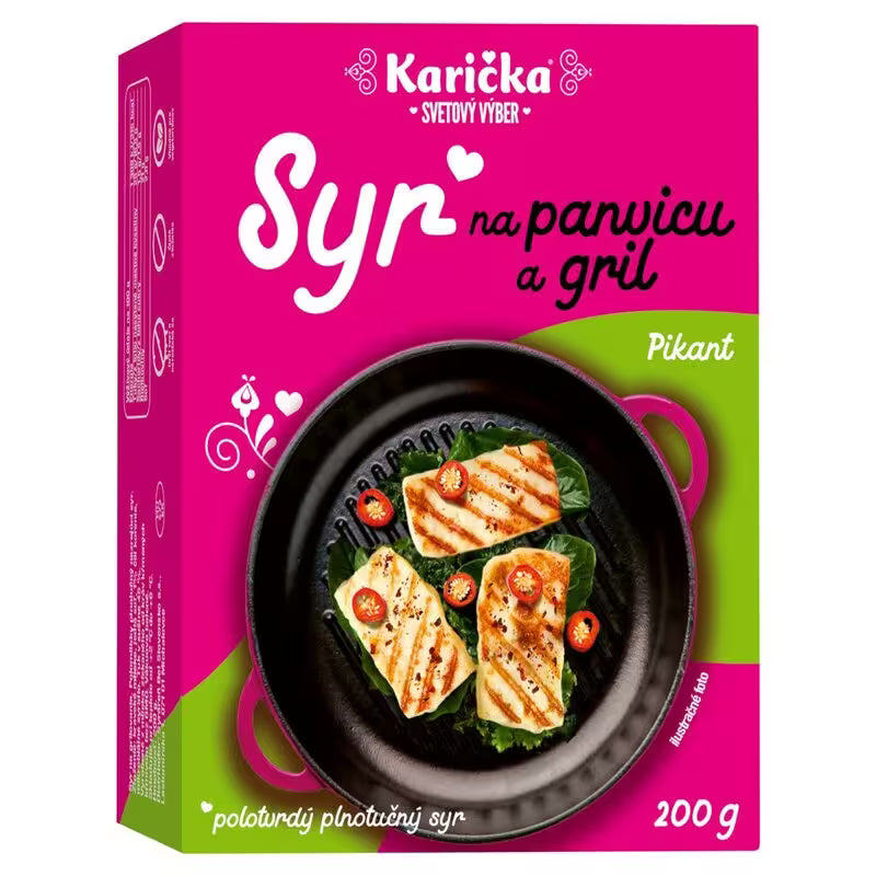 Syr na panvicu & gril typu Halloumi jemne pikant 200g Karička
