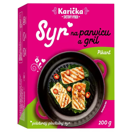 Syr na panvicu & gril typu Halloumi jemne pikant 200g Karička