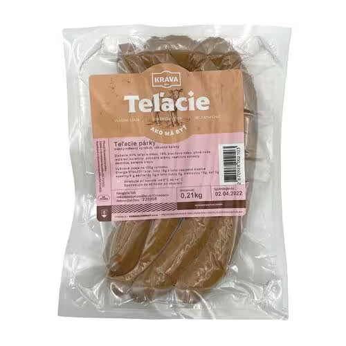 Párky Teľacie cca 240g KRAVA&CO