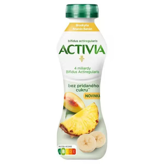 Activia nápoj bez prid. cukru broskyňa/ananás 270g