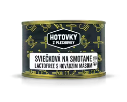 Sviečková bez laktózy 400g Hotovky z plechovky