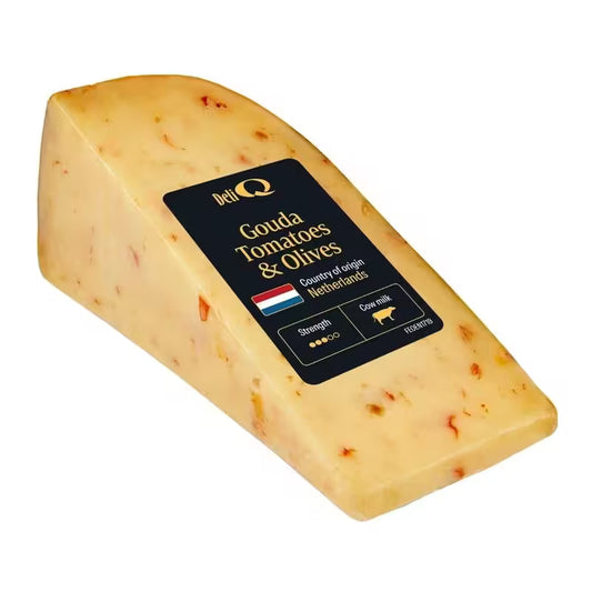 Syr Gouda Paradajky&Olivy cca 135g Deli Q