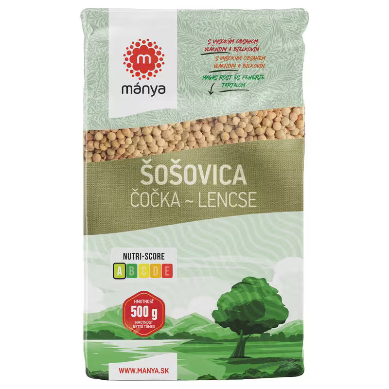 Šošovica 500g Mánya