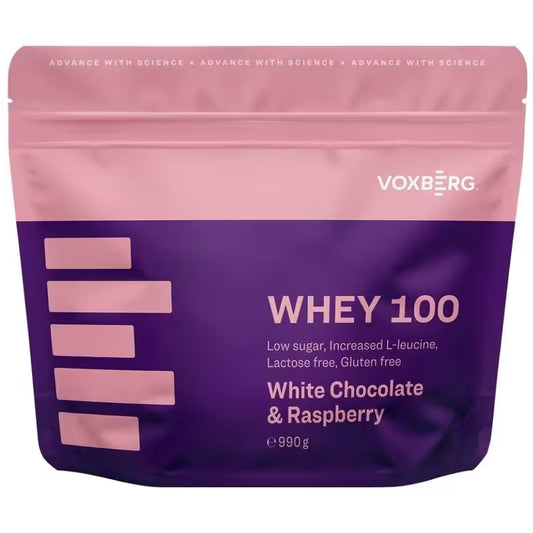 Proteín Whey 100 Biela Čokoláda & Malina 990g