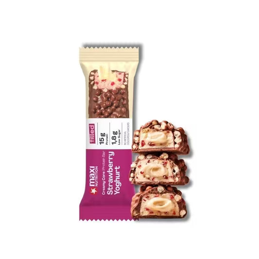 Tyčinka Protein Creamy Core Jahoda a Jogurt 45g Maxi Nutrition