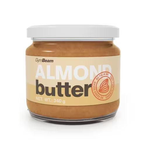 Maslo Mandľové 100% smooth 340g GymBeam