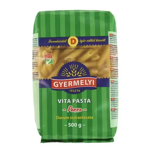 Cestoviny Penne 500g Gyermelyi