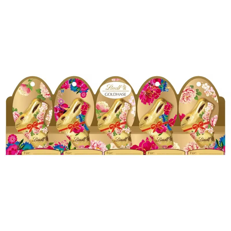 Lindt Figúrky Bunny Flower z mliečnej čokolády 5x10g