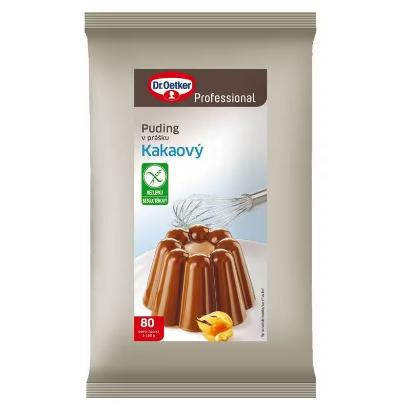 Puding kakaový bezgluténový 1kg Dr.Oetker