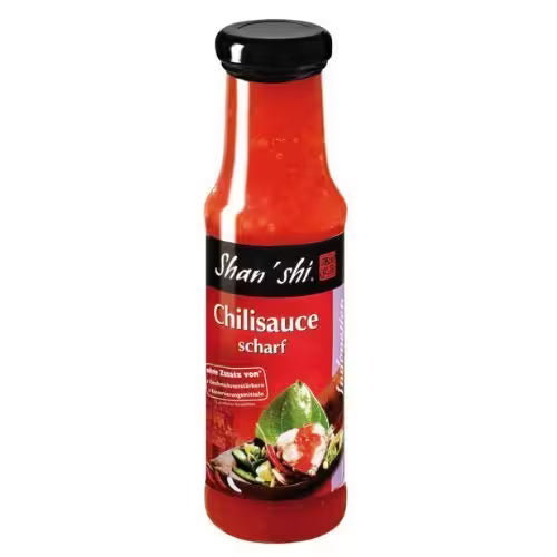 Chilli omáčka ostrá 200ml Shan'shi
