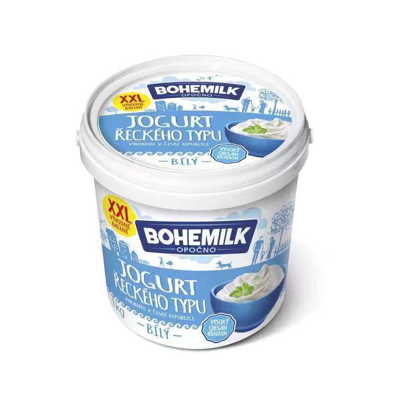 Jogurt biely gréckeho typu 6% 1kg Bohemilk