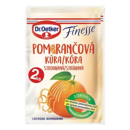 Pomarančová kôra strúhaná 2x6g Dr. Oetker