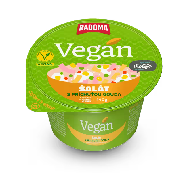 Vegan šalát s príchuťou gouda 140g PRETO Radoma