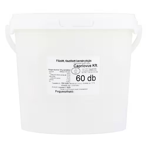 Vajcia varené lúpané v náleve S 3kg Capriovus