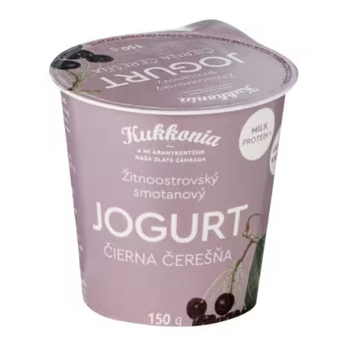 Jogurt čierna čerešňa 150g Kukkonia
