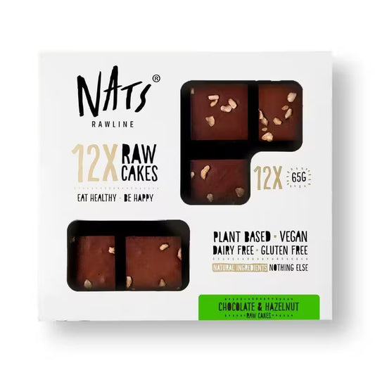 Mrazený Raw Dezert Čokoláda & Lieskovec 12x65g Nats