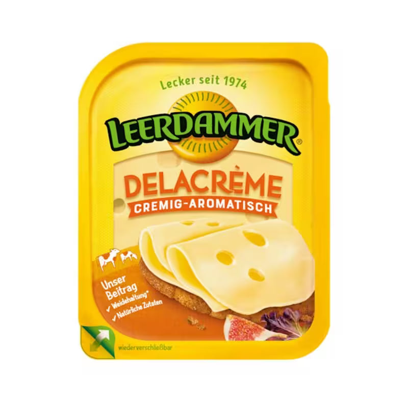 Syr Leerdammer 50% Delacréme plátky 125g