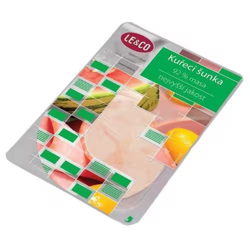 Šunka Kuracia najvyššej akosti 92% nárez 100g LE&CO
