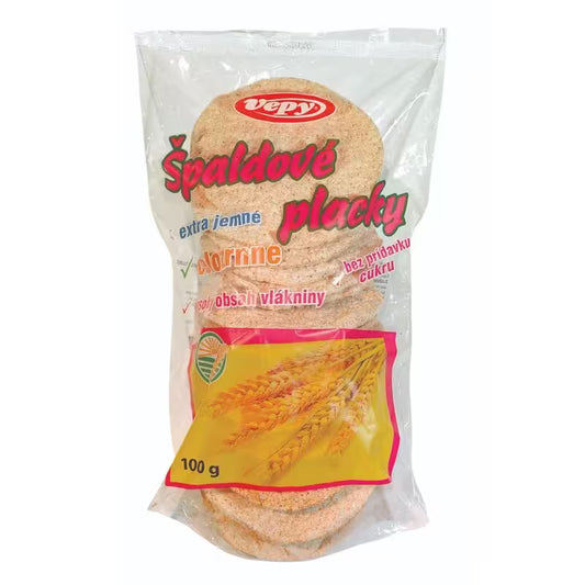Placky špaldové celozrnné 100g Vepy