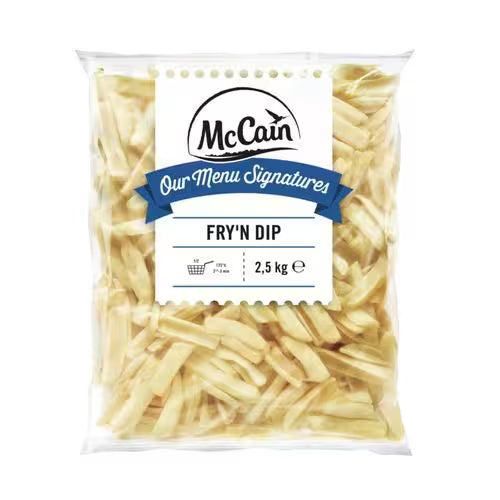 Mrazené Hranolky Fry and Dip 2,5kg McCain