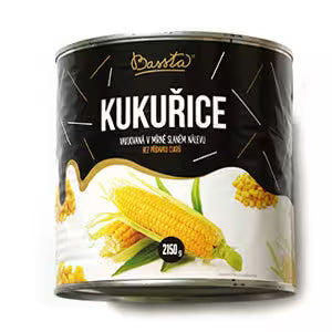 Kukurica sterilizovaná, Bassta 2150 g