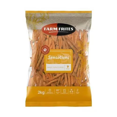 Mrazené Hranolky batátové 9mm 2kg Farm Frites