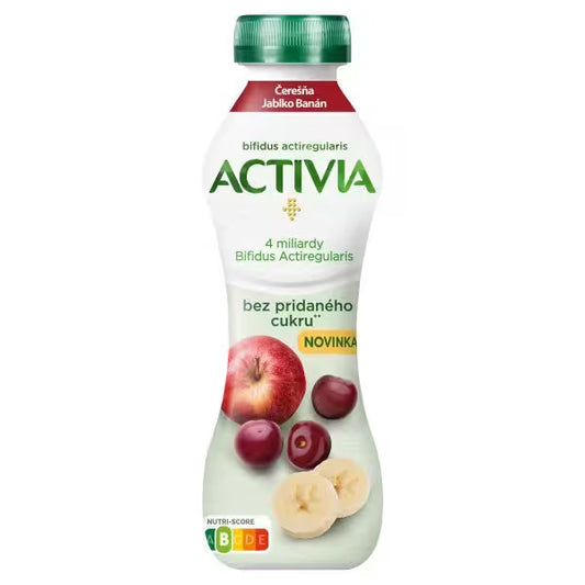 Activia nápoj bez pridaného cukru jablko/čerešňa 270g