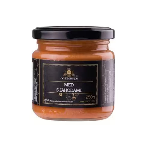 Med s jahodami 250g Medáreň